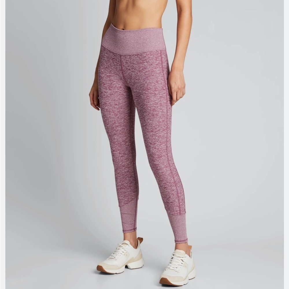 ALO YOGA 7/8 High Waist Lounge Leggings Dragonfruit Heather Size Small